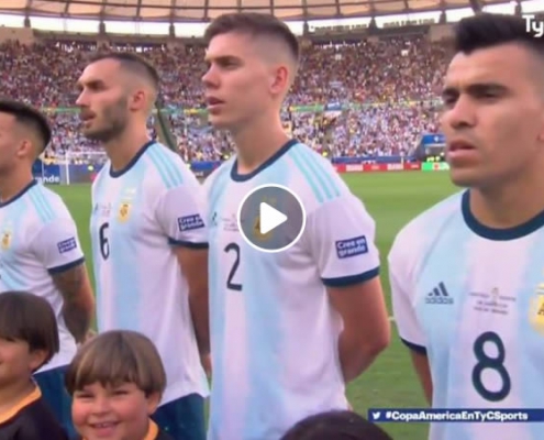 HIMNO EN COPA AMÉRICA